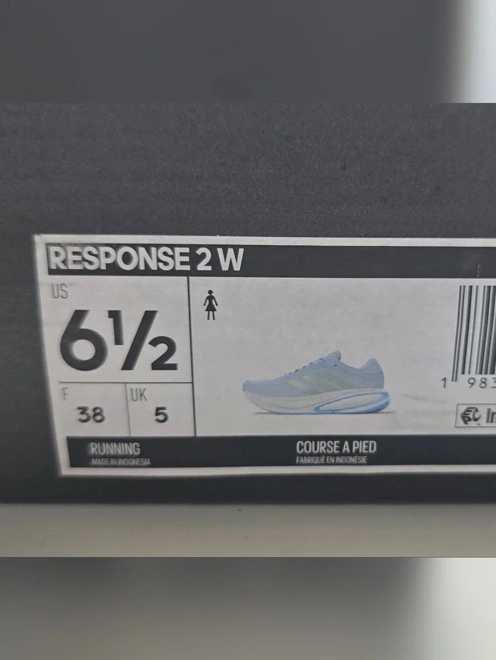 Adidas Response 2 W Light Blue Running Shoes
